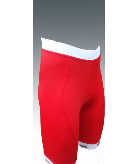 Cycling bib shorts red long distance Cut M color Red