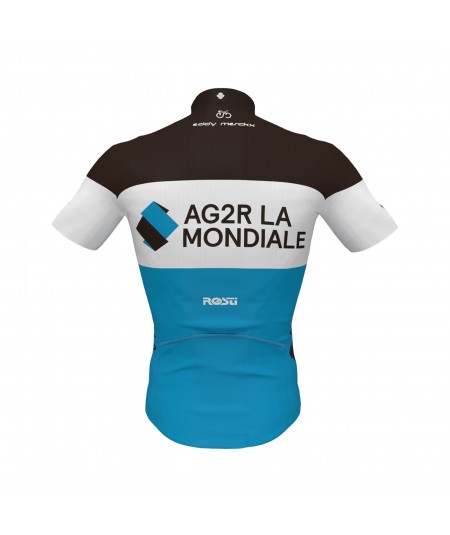 AG2R La Mondiale 2020 ROSTI Replica Cycling Jersey Cut XXXS
