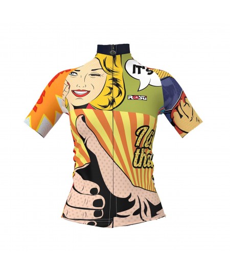 Maillot de vélo ROSTI POP femme vue de face