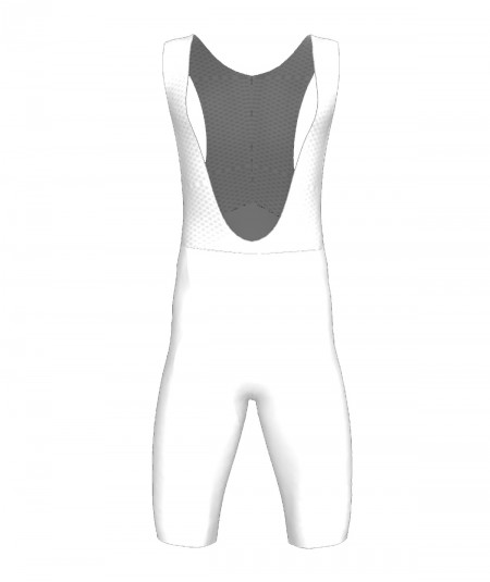 Bib shorts Pro1 Silic White Long distance