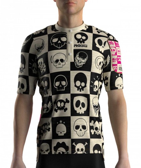 Skull cycling jersey on sale