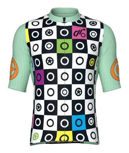 Maillot manches courte de vélo AMD round